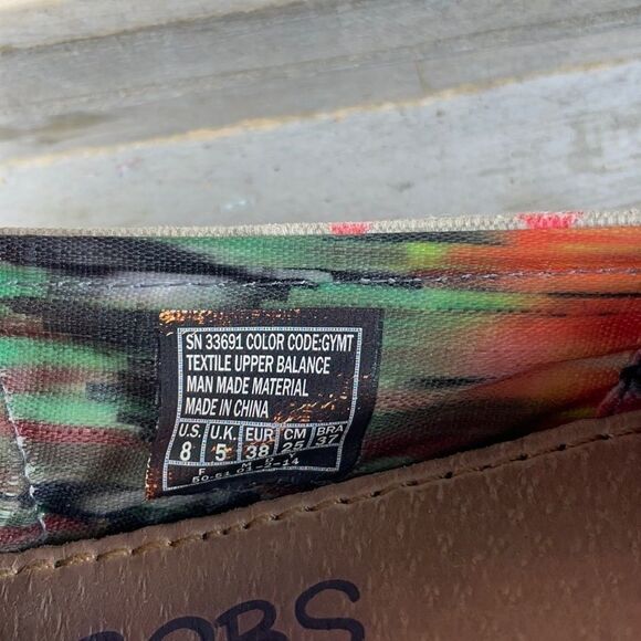 Skechers BOBS Canvas Zig Zag Flats Loafers Shoes - Picture 10 of 10